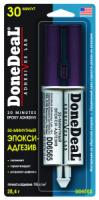 30-минутный эпокси-адгезив (цвет: прозрачный) done deal 30-min epoxy adhesive, 28,4г фото