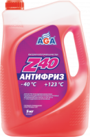 Антифриз, готовый к применению, красный, -40С AGA ANTIFREEZE AGA-Z40, PREMIX, 5кг